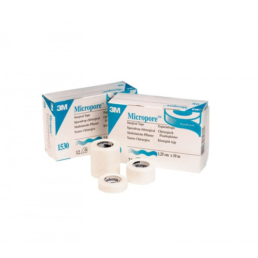 3M Micropore Paper Surgical Tape 2.5cm x 9.1m