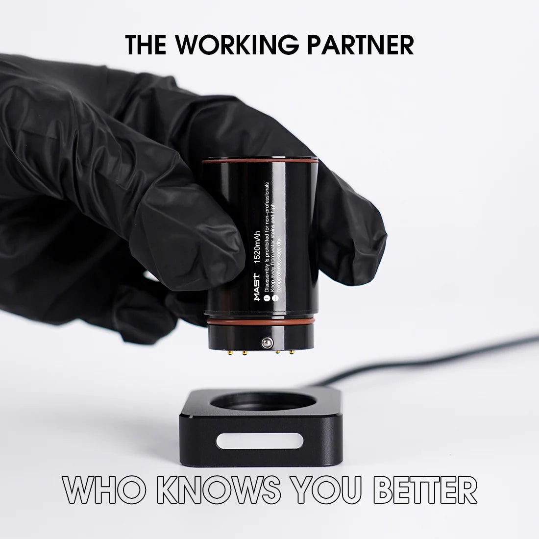 Original Battery&Charging Base for MAST Racer Pro Wireless Tattoo Pen Machine