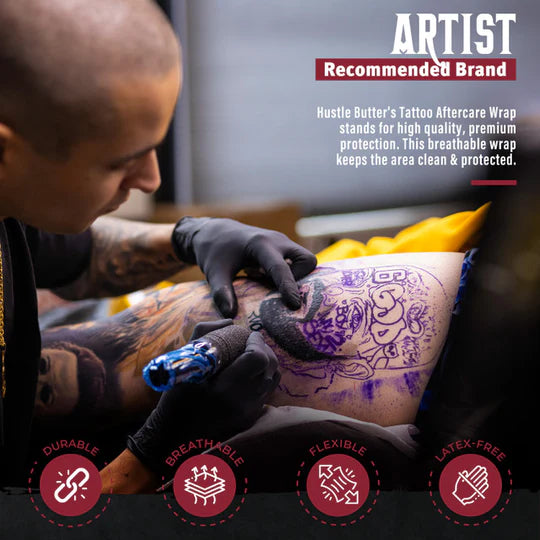 Hustle Butter Tattoo Aftercare Wrap 15.24cmx2m