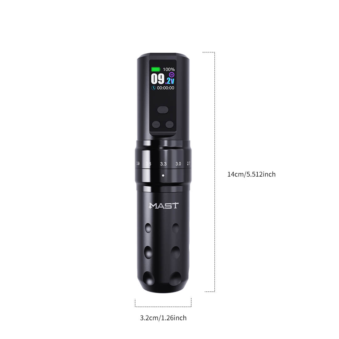 Tattoo Kit | Dragonhawk Mast Fold 2 Pro Machine Pen Wireless Professional Bundle