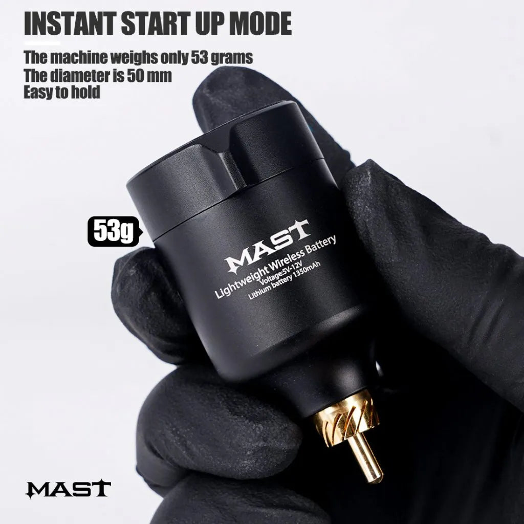 Mast Sensor 4.0MM Tattoo Machine T1 Wireless Battery Kit