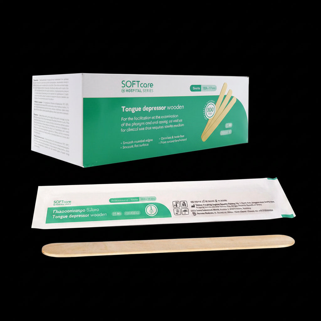 Wooden Tongue Depressor Sterile (100pcs)